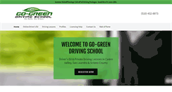 Desktop Screenshot of go-greendrivingschool.com