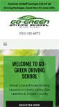 Mobile Screenshot of go-greendrivingschool.com